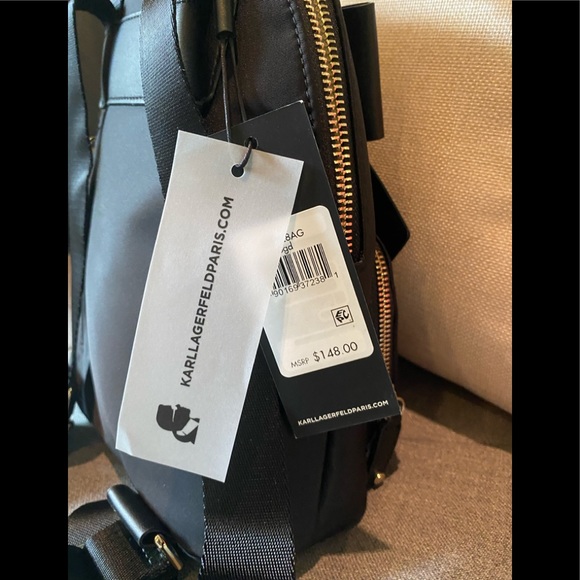π SOLD! NEW CUTE KARL LAGERFELD PARIS BACKPACK - Picture 9 of 11